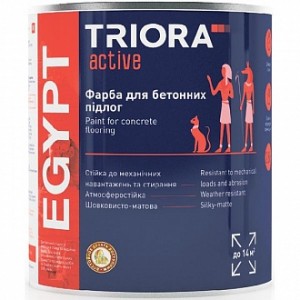 Краска Triora для бетонных полов Egypt темно-серый шелковистый мат 2,8 кг