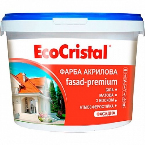 Краска EcoCristal EcoCristal Премиум ИР-132 белый 3 л в магазине Buildmag Краска EcoCristal EcoCristal Премиум ИР-132 белый 3 л