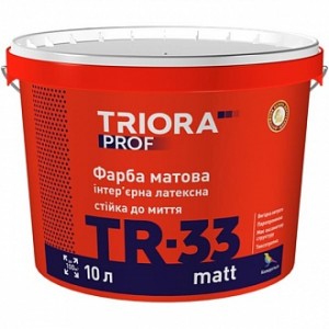 Краска Triora TR-33 matt белый 1 л