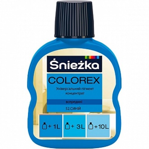 Пигмент Sniezka Colorex синий 100 мл в магазине Buildmag Пигмент Sniezka Colorex синий 100 мл