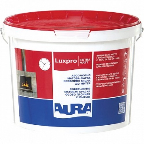 Краска Aura Luxpro ExtraMatt белый 2,5 л 2,9 кг