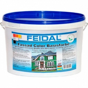 Краска акриловая Feidal Fassaden Basisfarbe мат база под тонировку 2.3 л