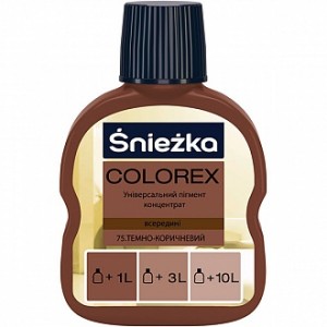 Пигмент Sniezka Colorex темно-коричневый 100 мл