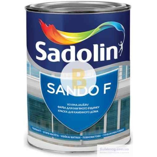 Краска Sadolin Sando F белый 1 л в магазине Buildmag Краска Sadolin Sando F белый 1 л
