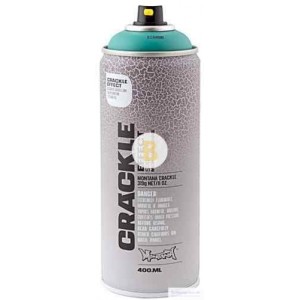 Краска аэрозольная Montana CRACKLE EFFECT зеленая патина мат 400 мл