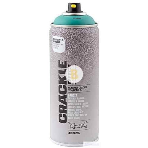 Краска аэрозольная Montana CRACKLE EFFECT зеленая патина мат 400 мл в магазине Buildmag Краска аэрозольная Montana CRACKLE EFFECT зеленая патина мат 400 мл