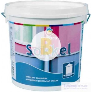 Краска Eskaro SOKKEL белый 2.85 л 3.7 кг