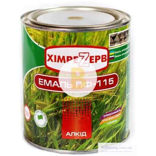 Эмаль алкидная ХимреZерв ПФ-115 PRO серый глянец 2,8 кг в магазине Buildmag Эмаль алкидная ХимреZерв ПФ-115 PRO серый глянец 2,8 кг