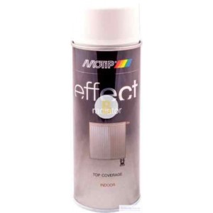 Аэрозольная краска Motip Deco Effect для бытовых радиаторов белый мат 400 мл