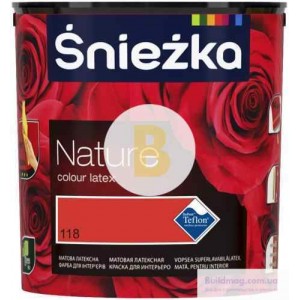 Краска Sniezka Nature 118Т малиновый сад 2,5 л
