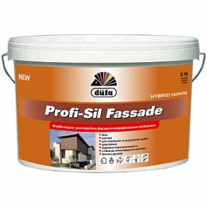 Краска Dufa Profi-Sil Fassad D790 белый 10 л 14 кг