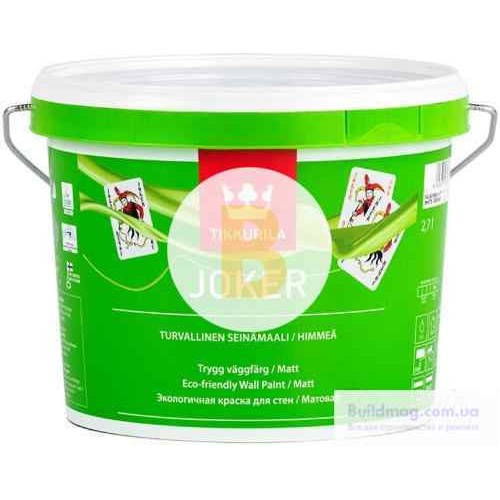 Краска TIKKURILA Joker, база С база под тонировку 2,7 л 3,2 кг