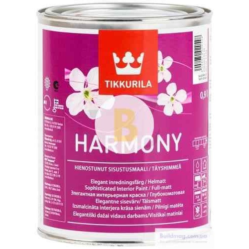 Краска TIKKURILA Harmony, база С база под тонировку 0,9 л 1,2 кг в магазине Buildmag Краска TIKKURILA Harmony, база С база под тонировку 0,9 л 1,2 кг