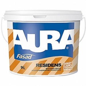 Краска Aura Luxpro Residens белый 9 л 12,3 кг