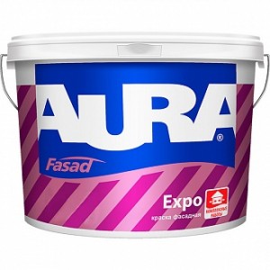 Краска Aura Fasad Expo TR база под тонировку 0,9 л 1,28 кг