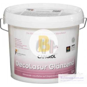 Краска декоративная DecorLasur glaenzend Caparol прозрачный 2,5 л