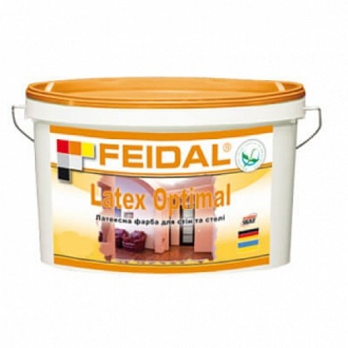 Краска латексная Feidal Latex Optimal мат белый 5 л