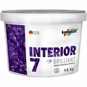 Краска Kompozit Interior 7 (база А) белый 1,4 кг