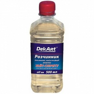 Растворитель для эмалей, лаков и красок DekArt 0.85 л