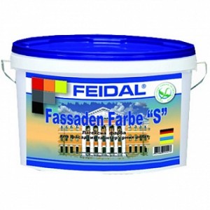 Краска латексная Feidal Fassaden Farbe "S мат белый 10 л