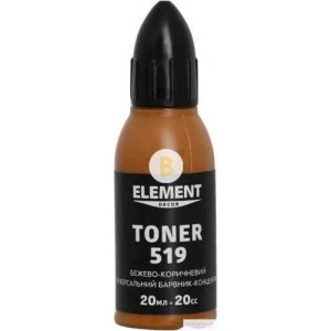 Колер Element Decor Toner бежево-коричневый 20 мл