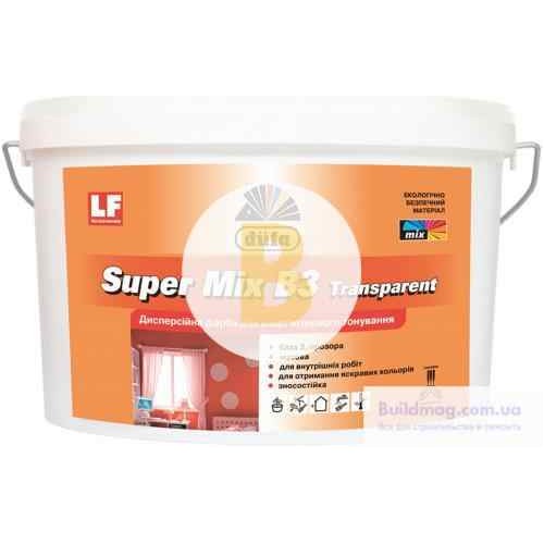 Краска Dufa Super Mix B3 Transparent база под тонировку 2,5 л в магазине Buildmag Краска Dufa Super Mix B3 Transparent база под тонировку 2,5 л