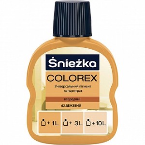 Пигмент Sniezka Colorex бежевый 100 мл