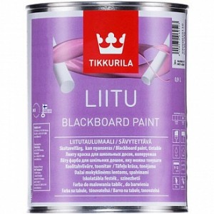 Краска для школьных досок Liitu база С TIKKURILA мат 0,9 л