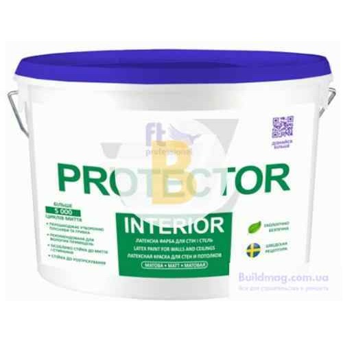 Краска латексная FT Professional PROTECTOR база А мат белый 3 л в магазине Buildmag Краска латексная FT Professional PROTECTOR база А мат белый 3 л
