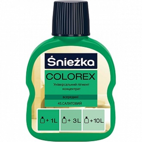 Пигмент Sniezka Colorex салатовый 100 мл