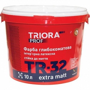 Краска Triora TR-32 extra matt белый 10 л