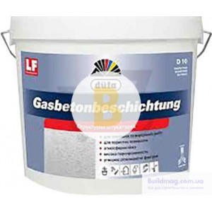 Краска акриловая Dufa Gasbetonbeschichtung D10 мат белый 7 кг