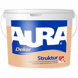 Краска структурная Dekor Struktur Aura белый 2,5 л 3,7 кг