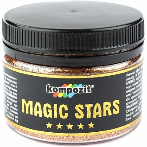 Глиттер MAGIC STARS Kompozit бронзовый в магазине Buildmag Глиттер MAGIC STARS Kompozit бронзовый