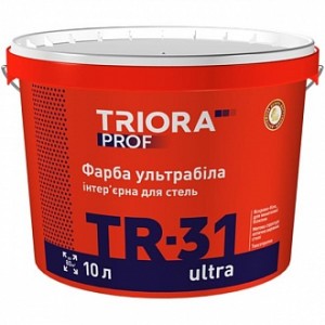 Краска Triora TR-31 ultra ультра белый 3 л