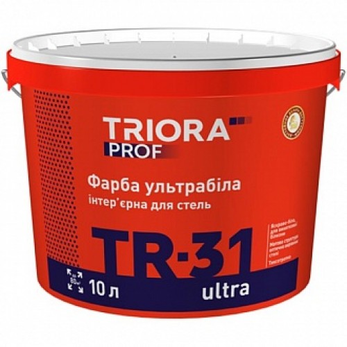 Краска Triora TR-31 ultra ультра белый 3 л