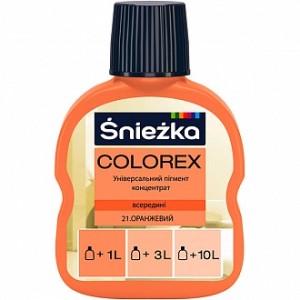 Пигмент Sniezka Colorex оранжевый 100 мл