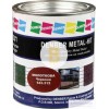 Краска Denber Metal Hit молотковая красный шелковистый мат 0,75 л