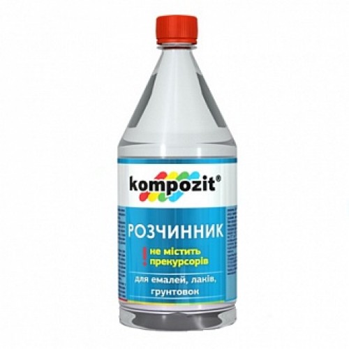 Растворитель универсальный Kompozit 0,5 л в магазине Buildmag Растворитель универсальный Kompozit 0,5 л