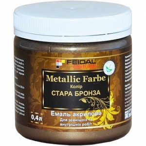 Декоративная краска Feidal Metallic Farbe старая бронза 0.4 л