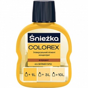 Пигмент Sniezka Colorex орех светлый 100 мл