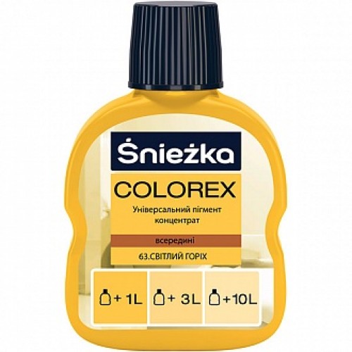 Пигмент Sniezka Colorex орех светлый 100 мл
