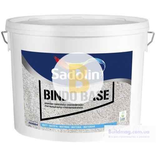 Краска Sadolin Bindo BASE белый 2,5 л в магазине Buildmag Краска Sadolin Bindo BASE белый 2,5 л