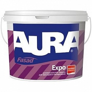 Краска Aura Fasad Expo белый 1 л 1,48 кг