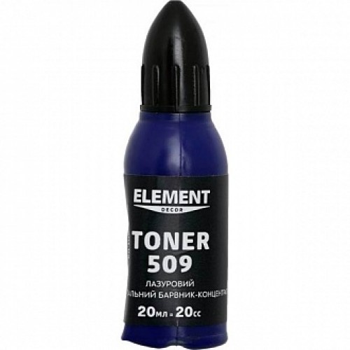 Колер Element Decor Toner лазурный 20 мл в магазине Buildmag Колер Element Decor Toner лазурный 20 мл