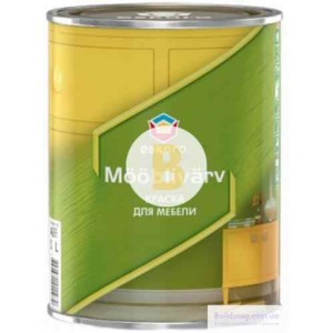 Краска для мебели акриловая Eskaro Белый 0.45 л 0.54 кг