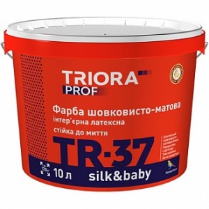 Краска Triora TR-37 silk&baby база под тонировку 1 л