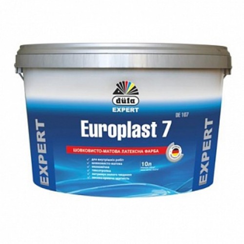 Краска Dufa Europlast 7 DE 107 белый 10 л