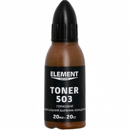 Колер Element Decor Toner ореховый 20 мл в магазине Buildmag Колер Element Decor Toner ореховый 20 мл
