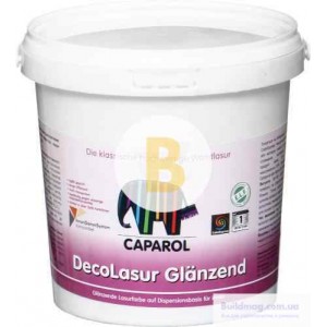 Краска декоративная DecoLasur Glaenzend Caparol прозрачный 1 л